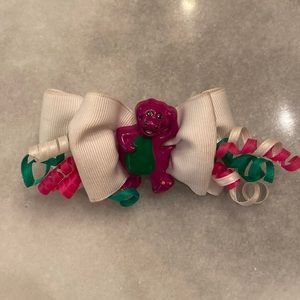 Vintage Barney Hair Bow